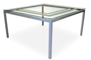Mesa 181 vidrio cuadrada – Diseño