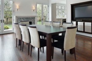 Family room in new construction home